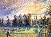 Camille Pissarro Sunset oil painting artist